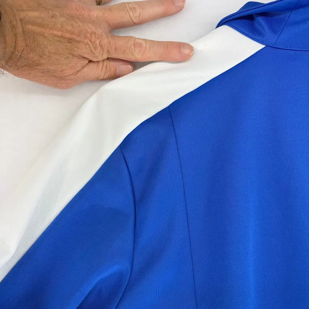 Jordan Full-Zip Track Jacket Blue White Size Small